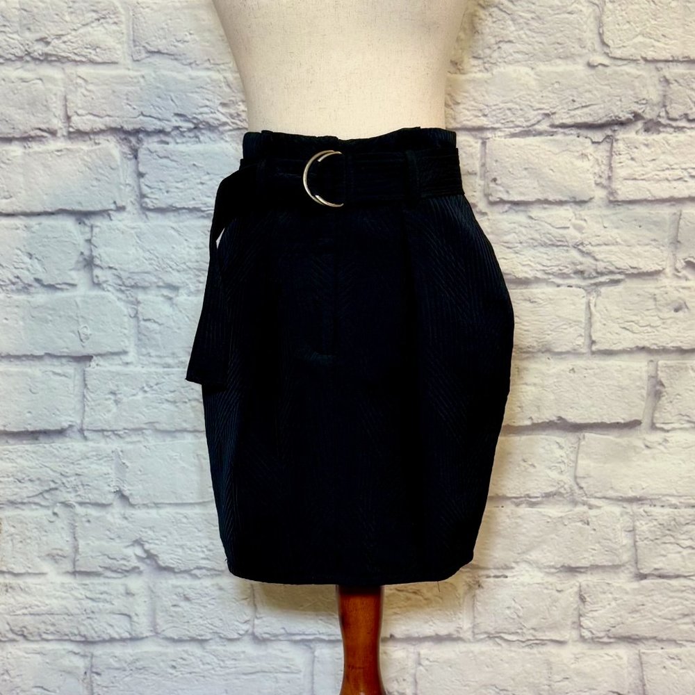 Lover Black Hero Wrap Knee-Length Skirt